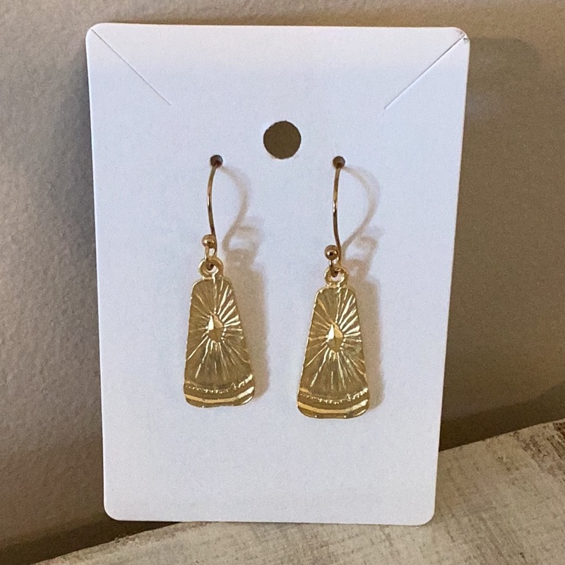 A Burst Of Gold Earrings